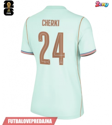 Lacne Ženy Futbalové dres Francúzsko Rayan Cherki #24 MS 2026 Krátky Rukáv - Preč